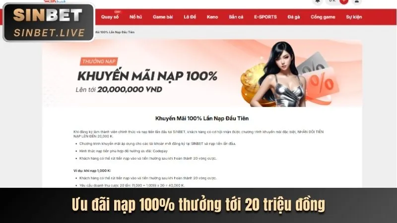 Thưởng Đăng Ký Mới